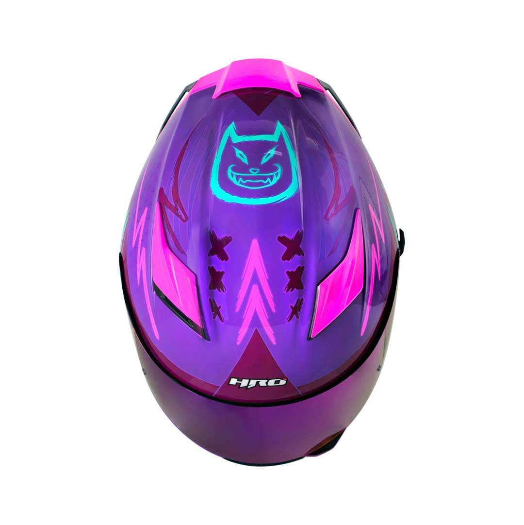 Casco moto hro 514dv polansky mr turq ir.mr integral2