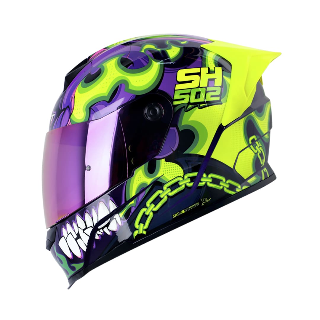 casco moto shaft 502sp fire boy mr integral normal dot acreditado (V/SV)1