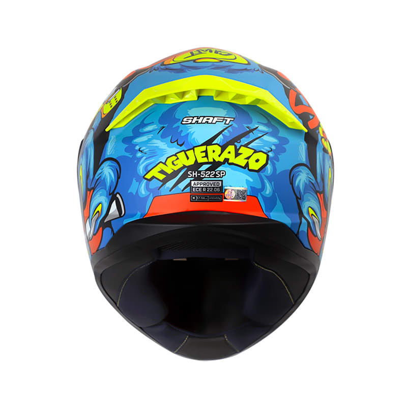 Casco moto shaft 522 sp tiguerazo az.cl mate am.n integral3