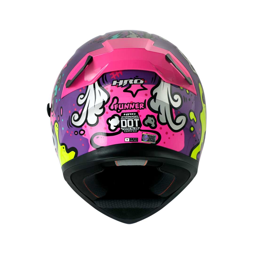 Casco moto hro 514dv funner mr fc ir.mr integral4