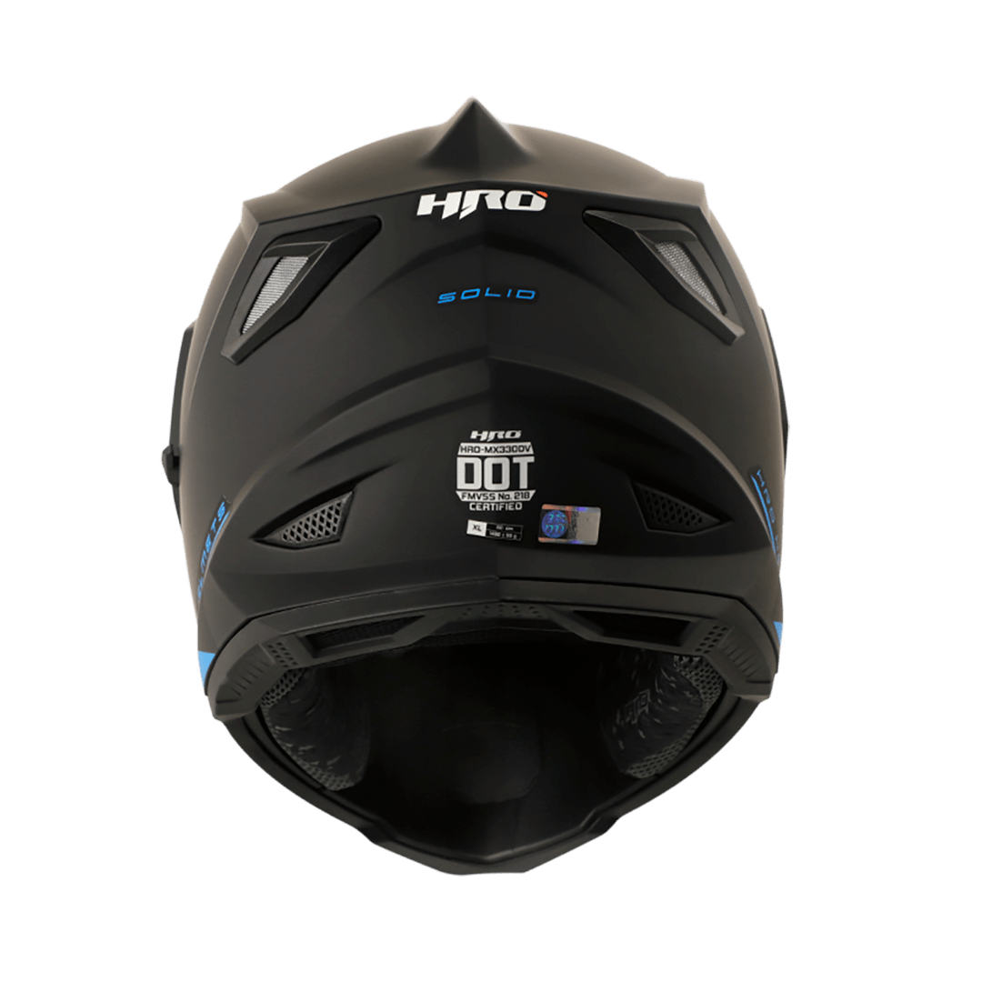 Casco moto hro mx-330dv solid ng fc multiproposito3