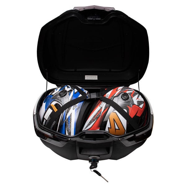 Maleta moto top case 4rs e68 carbon 48 litros con luz led2