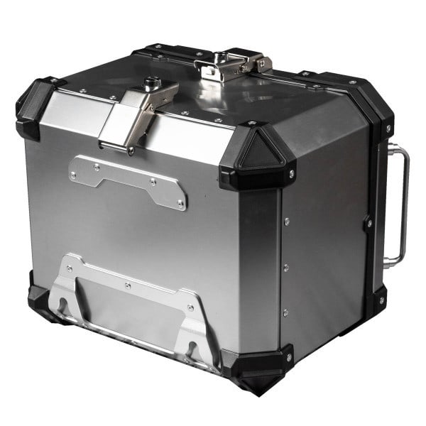 Maleta Top Case Moto Aluminio Silver 4rs E70 45 Litros Turismo Trail Desmontable5