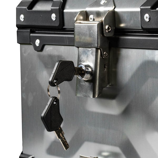 Maleta Top Case Moto Aluminio Silver 4rs E70 45 Litros Turismo Trail Desmontable2