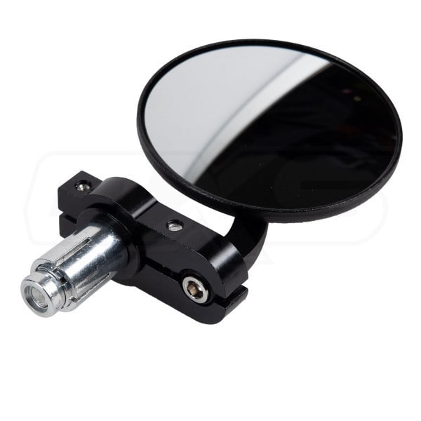 Espejos Moto Tope Puño Aluminio Tipo Cafe Racer KMT-3812