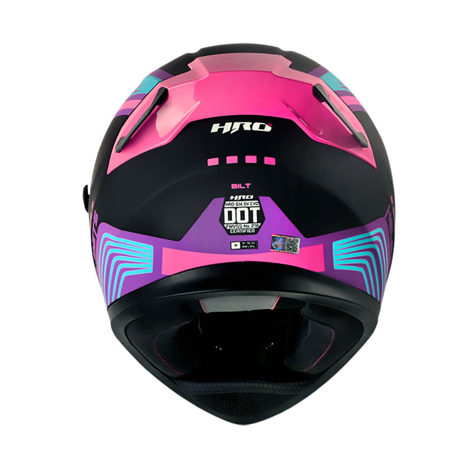 Casco moto hro 514dv bilt mr integral sun visor6