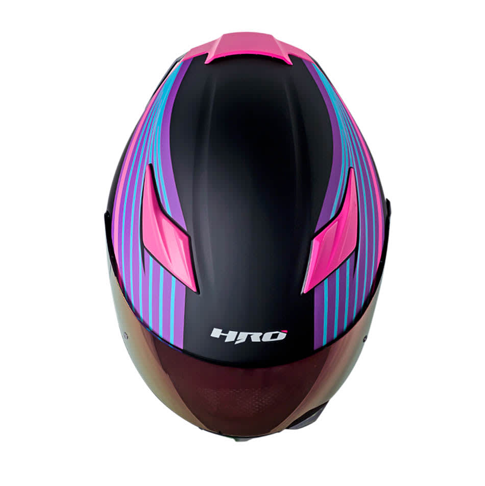 Casco moto hro 514dv bilt mr integral sun visor5