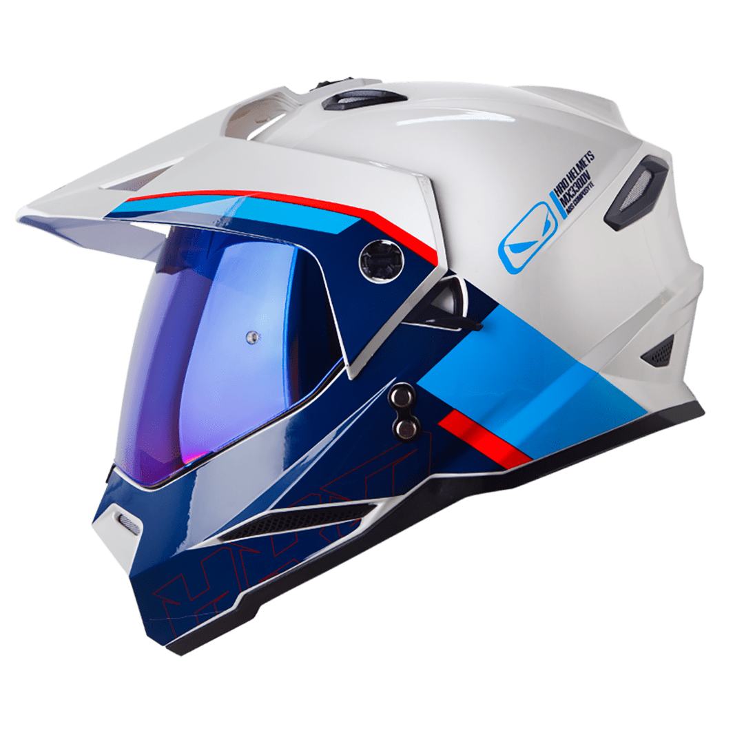 Casco moto hro mx-330dv downhill gr.cl az multiproposito1