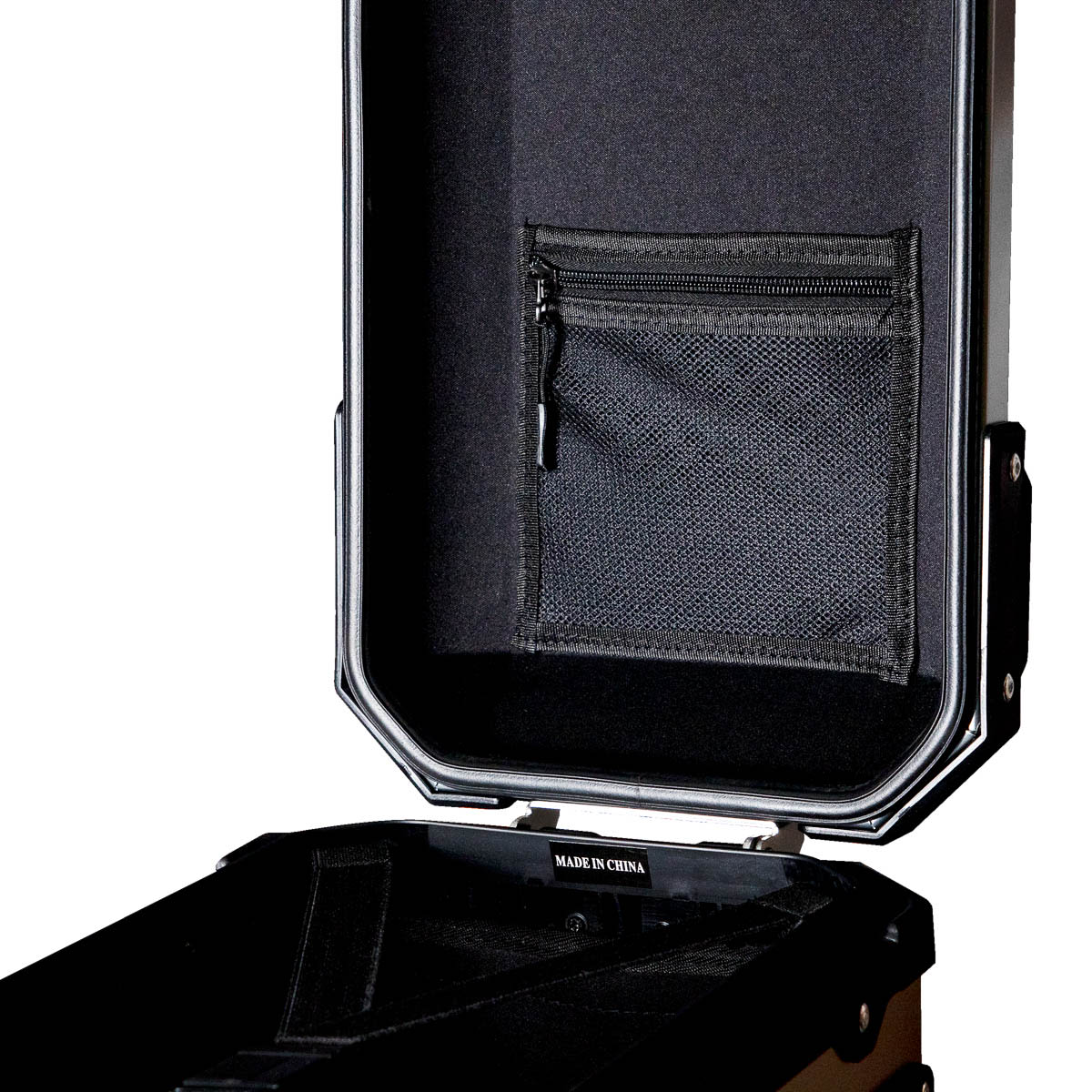 Maletas laterales para moto 4rs v39 v2 aluminio silver 72 litros universal desmontables7