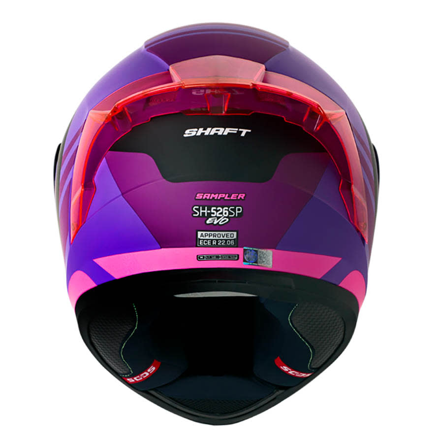 CASCO MOTO SHAFT 526SP EVO SAMPLER MORADO INTEGRAL6