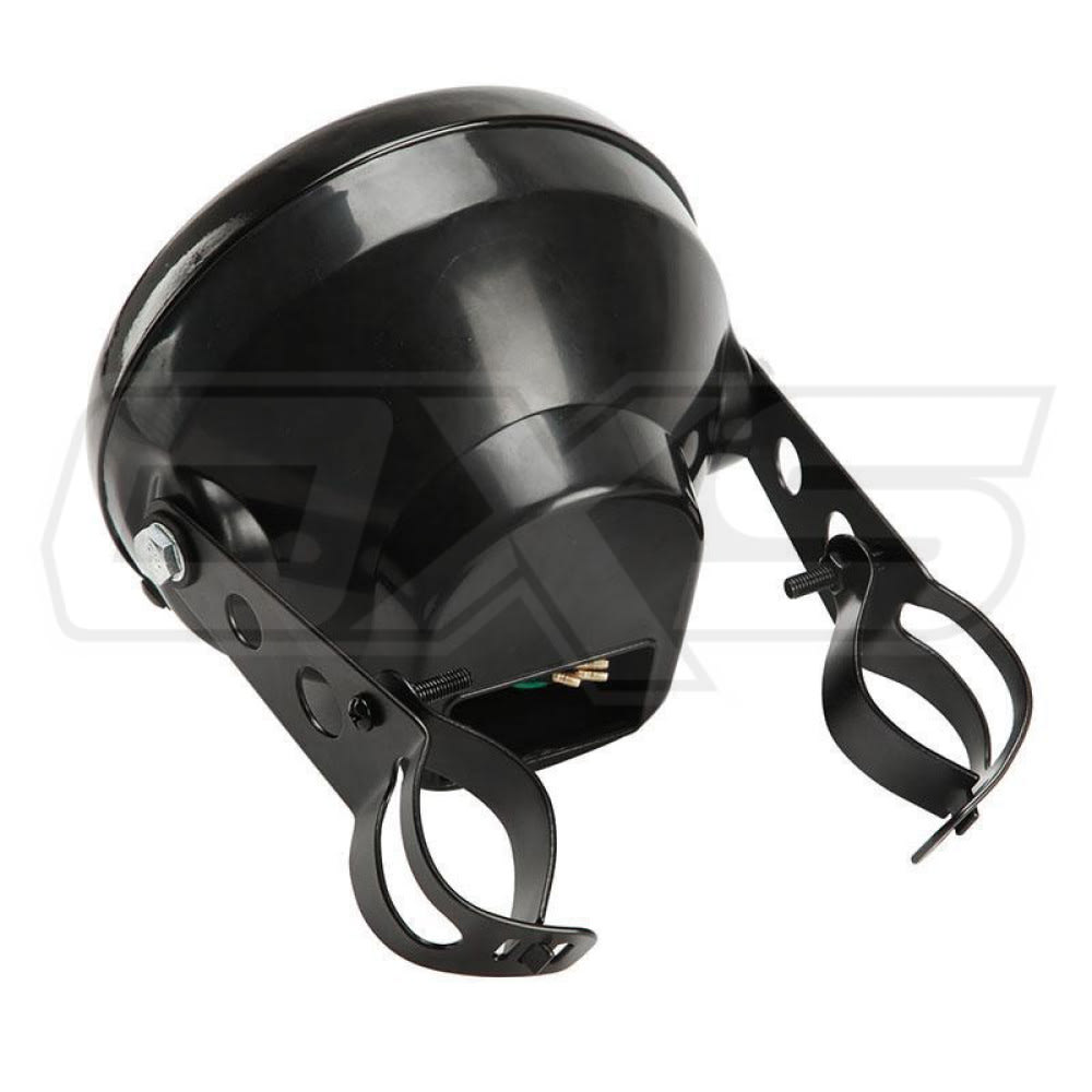 Set de brackets soporte para foco principal de moto chopper cafe racer2