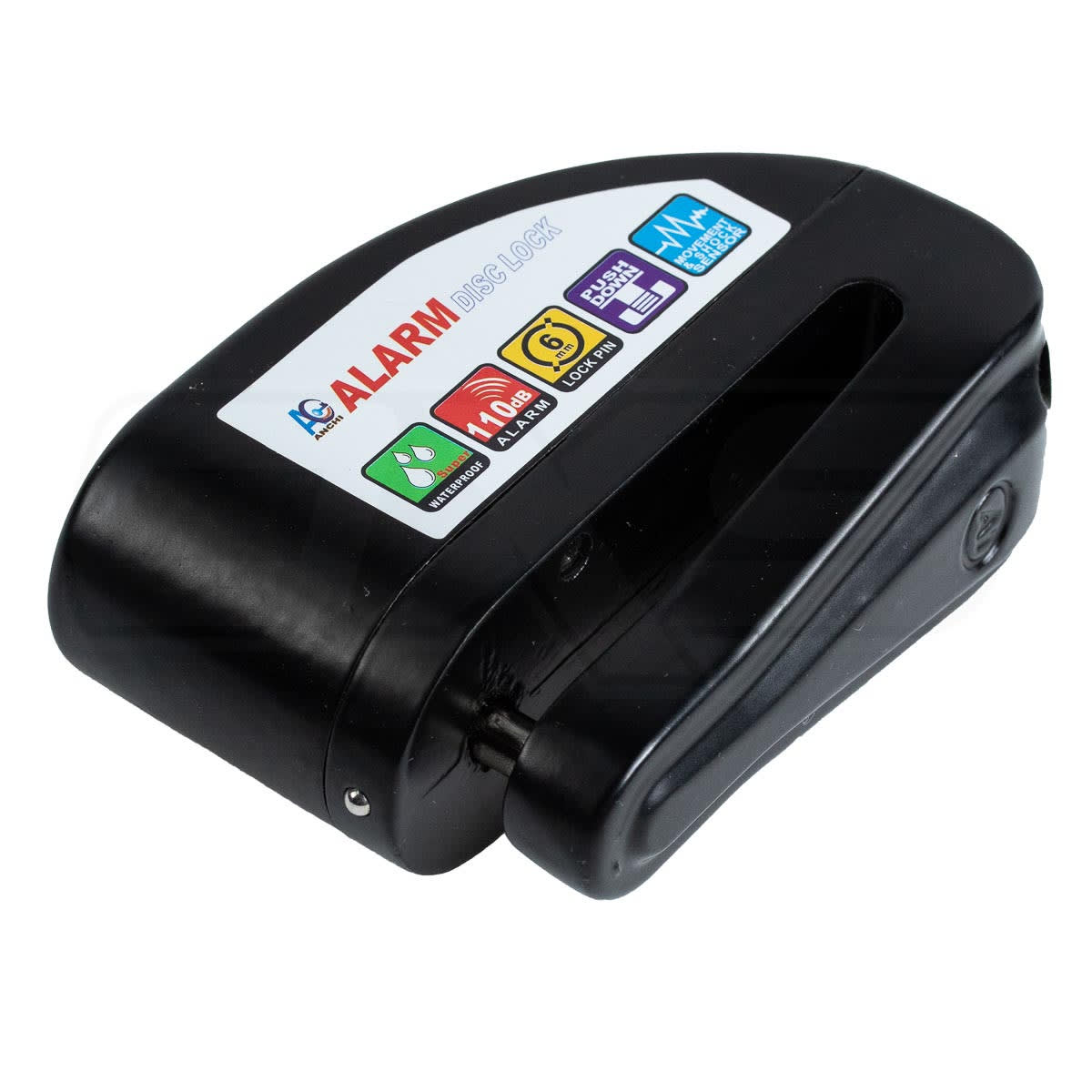 Candado de disco para moto alarma 110db lt3033