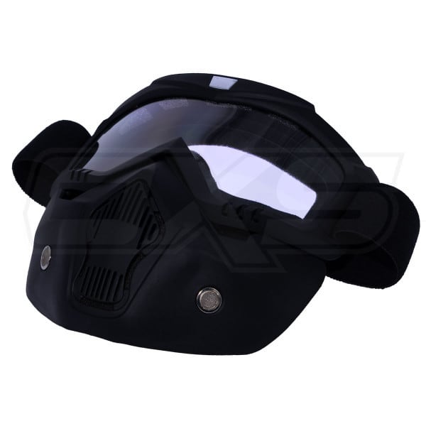 Mica transparente de reemplazo para mascara con antiparra1