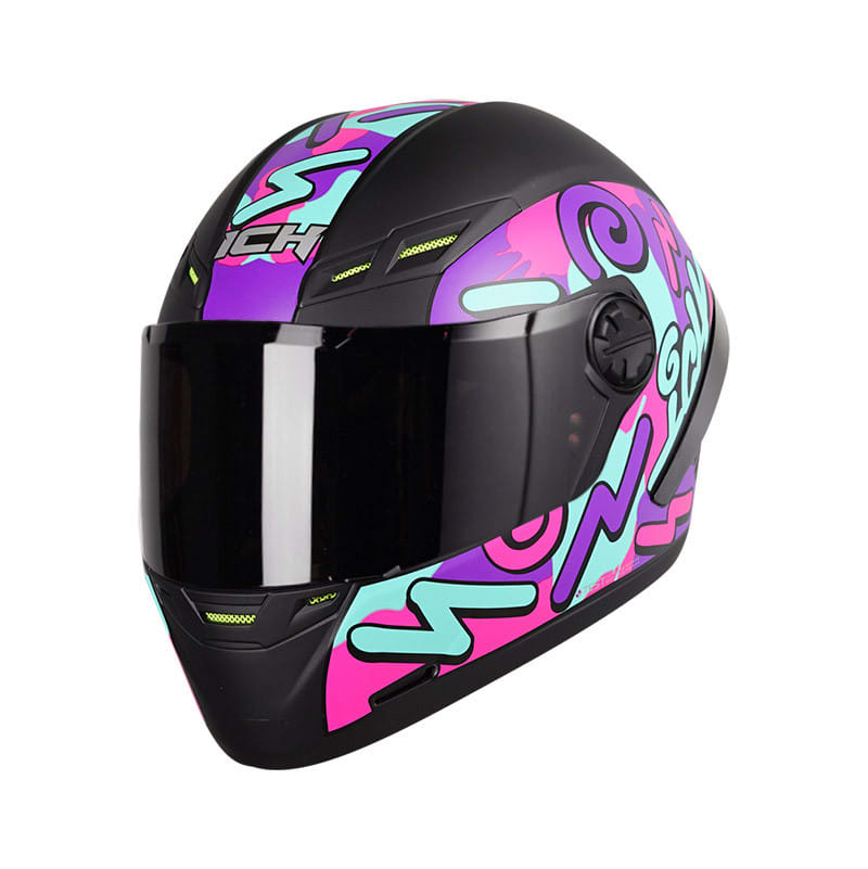 Casco moto ich 501sp party mr.n sm integral certificación DOT 3cv1