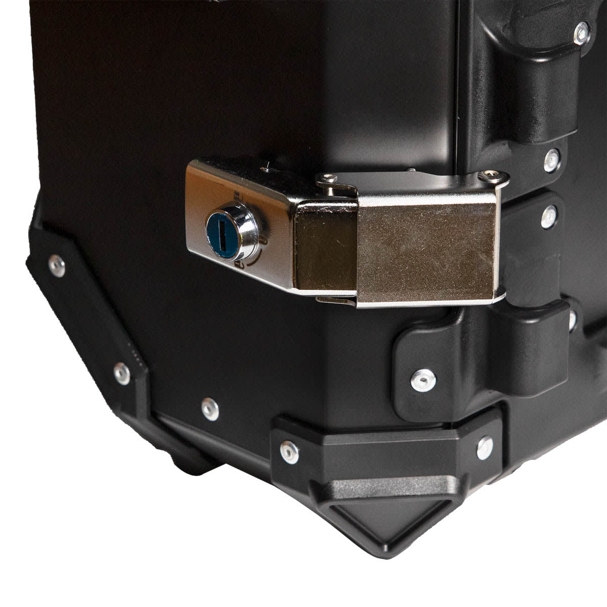 Maletas laterales para moto 4rs v39 v2 aluminio black 72 litros universal desmontables6