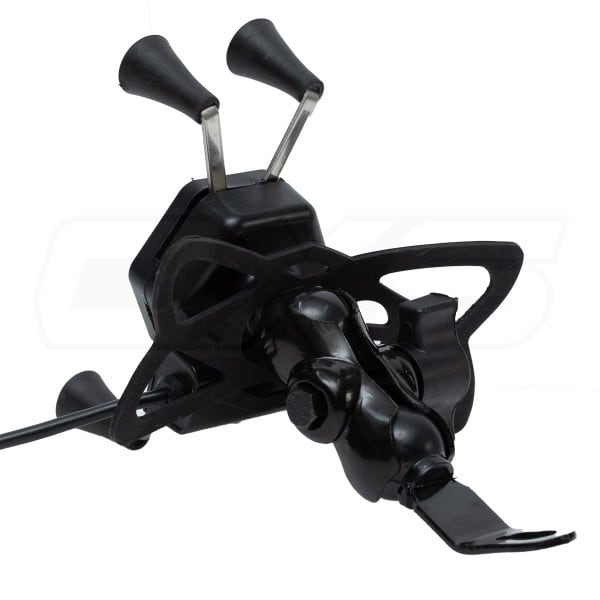 Soporte para celular moto jg con cargador base para espejos o tornillos2