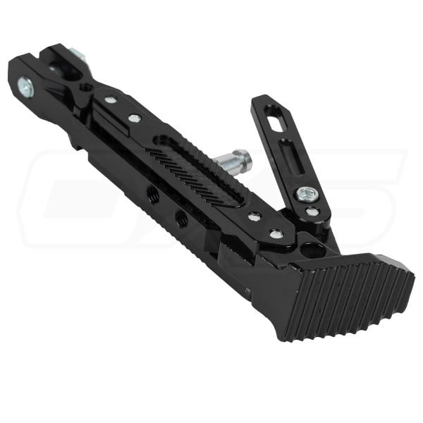 Pata de apoyo para moto aluminio cnc ajustable2