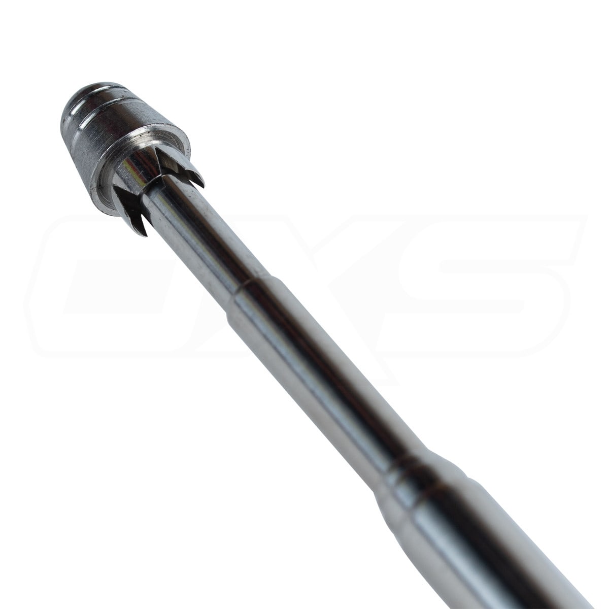 Antena para moto corta hilo curado retractil base para tornillos espejos3