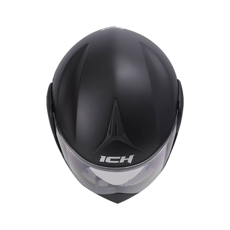 Casco moto ich 3110 solid n.m abatible con sun visor certificación dot 3cv3