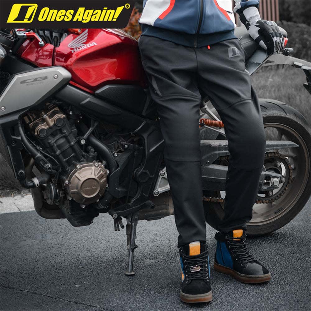 Pantalon moto ones again sp03 negro con protecciones3
