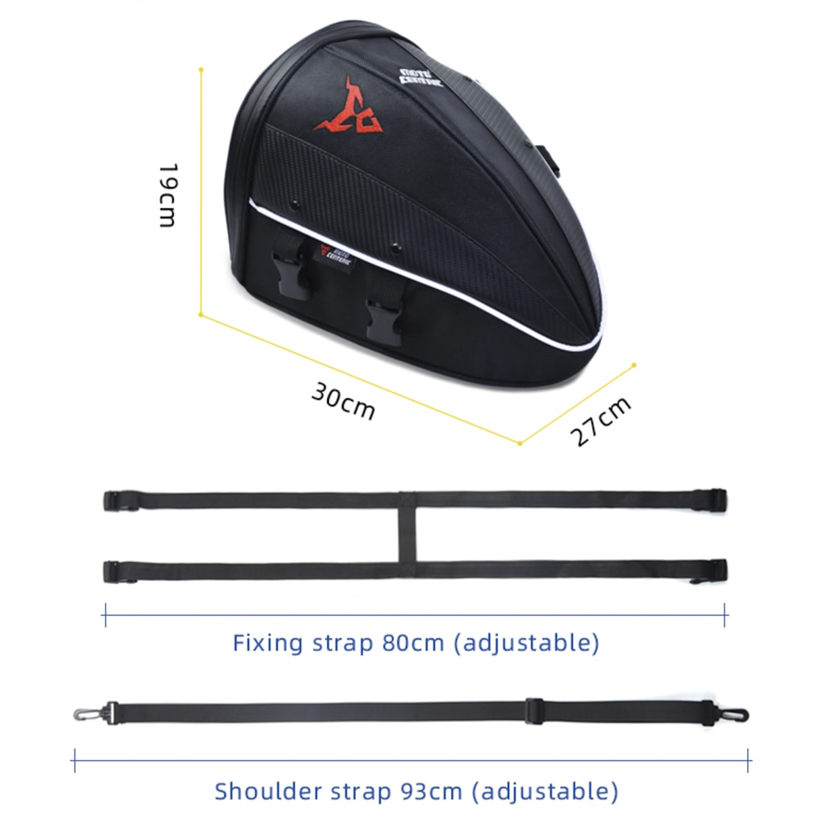 Bolso cola para moto motocentric 5.8 litros 11-MC-0053 verde7