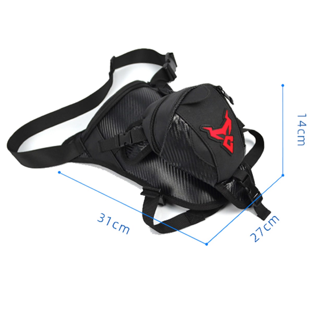 Muslera para moto motocentric 11-MC-0098 3,5 litros rojo8