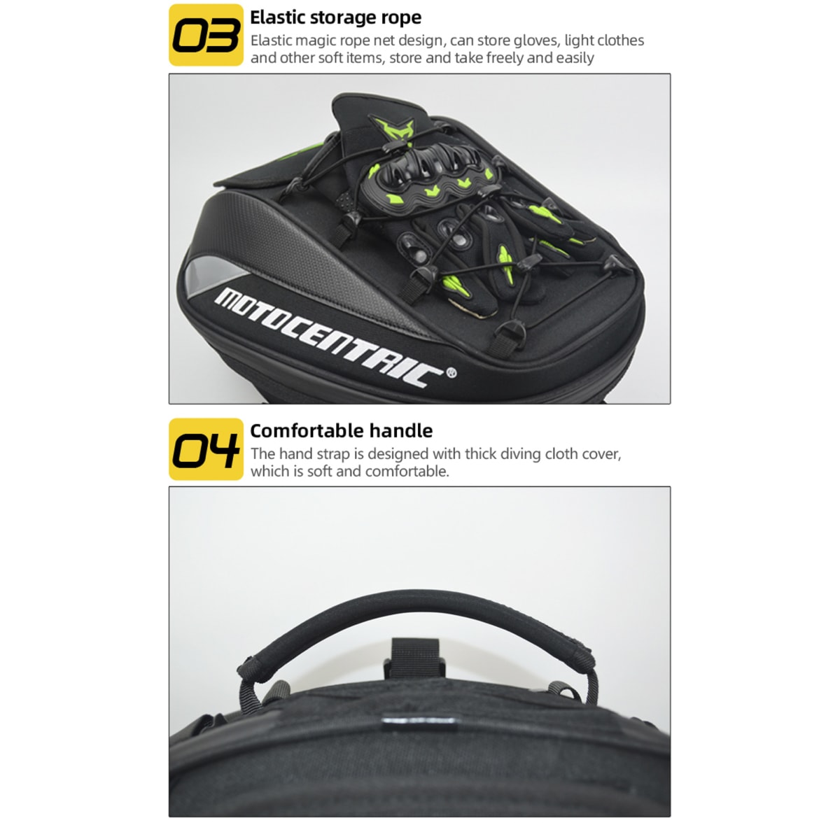 Bolso de cola para moto motocentric expandilbe de 15 a 25 litros 11-mc-01029