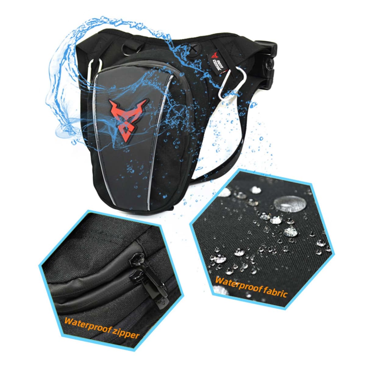 Muslera para moto motocentric 11-mc-0105 expandible de 1,7 a 3 litros3