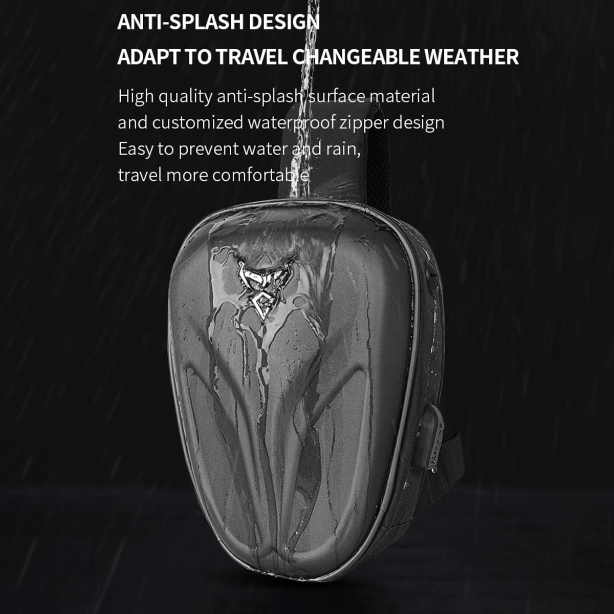 Bolso crossbody motocentric para moto 11-mc-0132 3,5 litros7