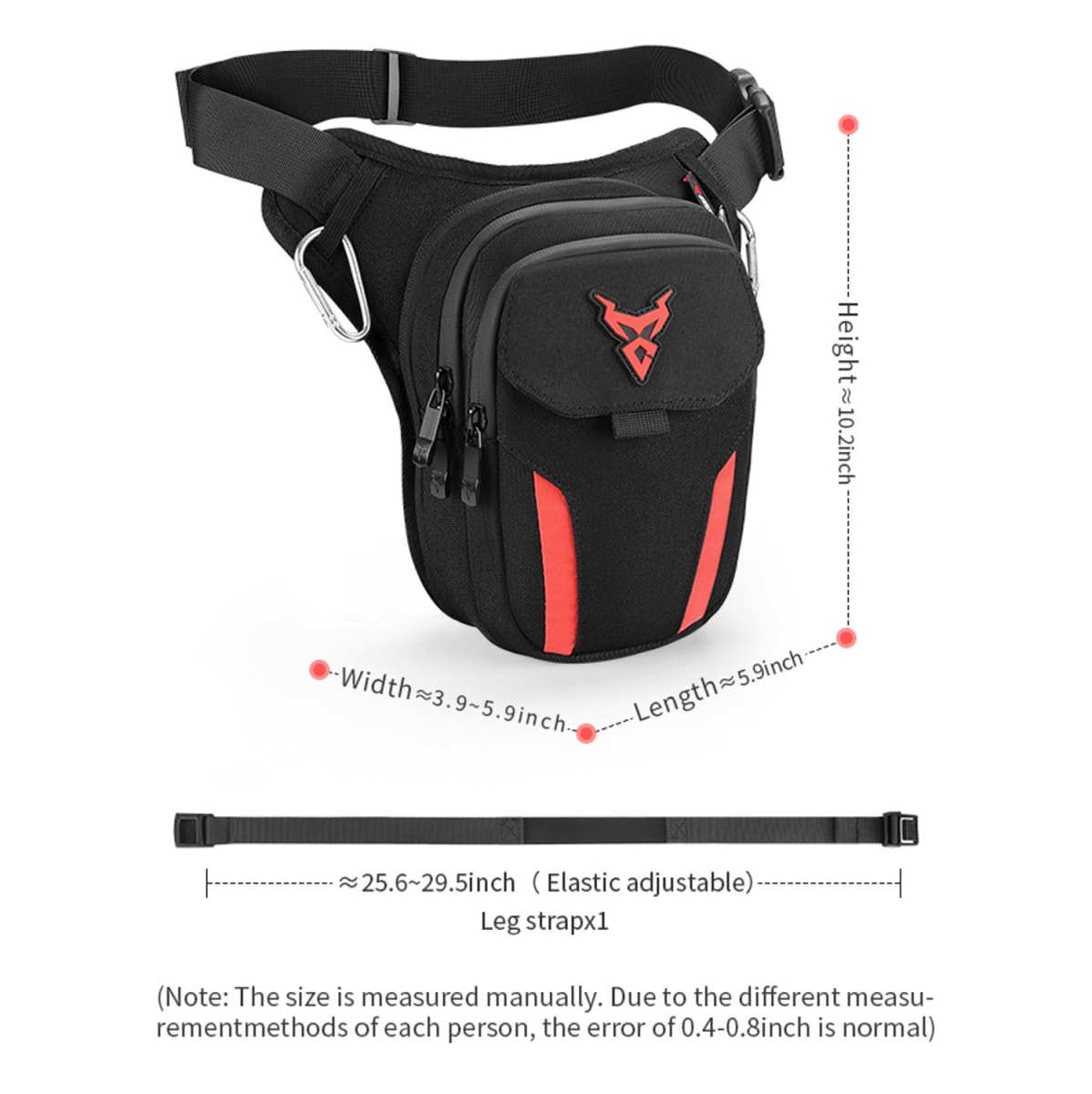 Muslera para moto motocentric 11-MC-0150 2,5 a 3,5 litros expandible11