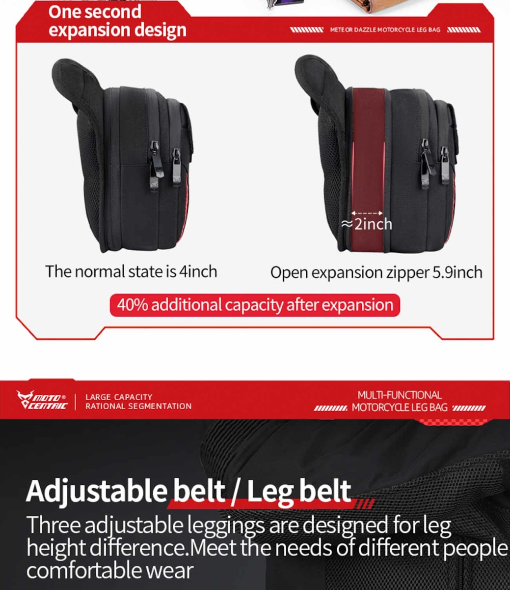 Muslera para moto motocentric 11-MC-0150 2,5 a 3,5 litros expandible9