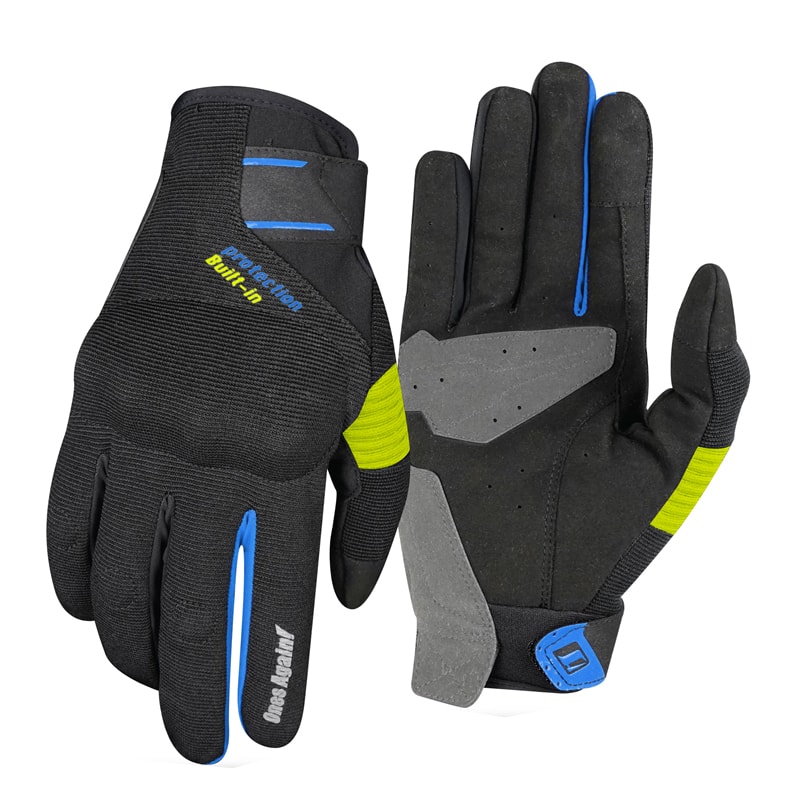 GUANTES PARA MOTO ONES AGAIN MG12 CON PROTECCIONES NG/AZ1