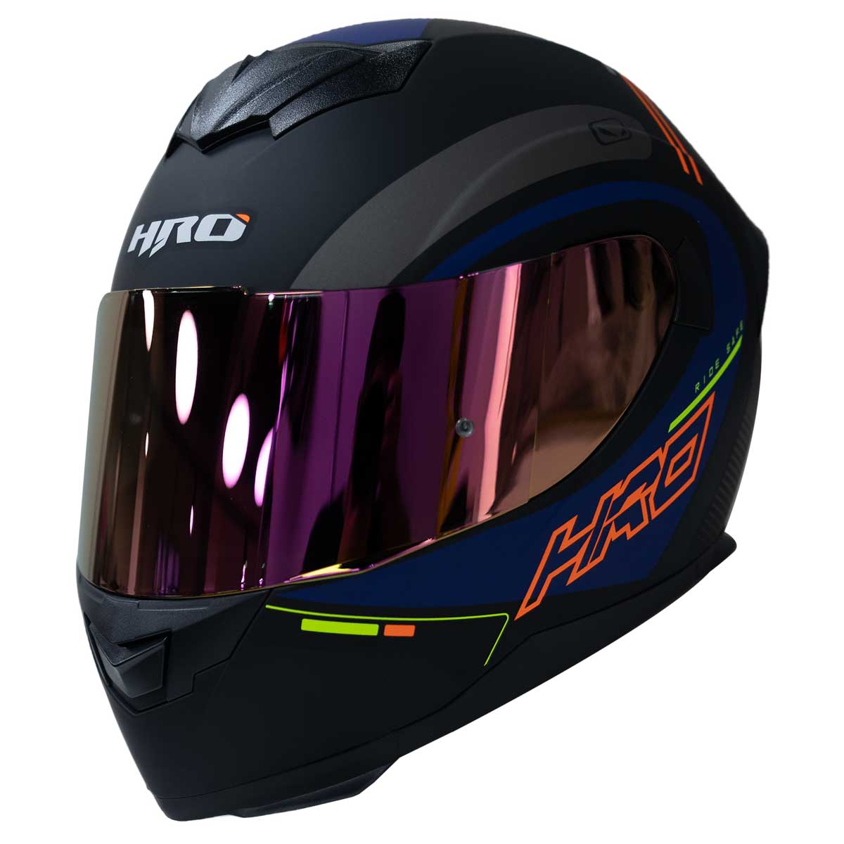 VISOR MICA DE REPUESTO PARA CASCO MOTO HRO 511 C/PIN IR.RJ2