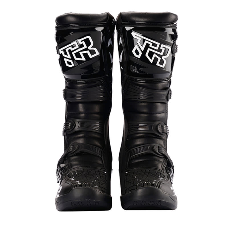 Botas para moto tiger racing t2 negro motocross enduro2