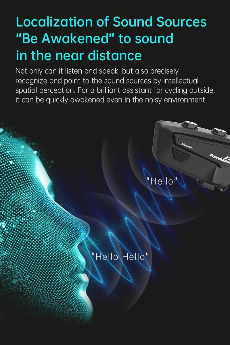 Manos libres freedconn FX pro para casco moto IP67 intercomunicador mesh 6 vías8