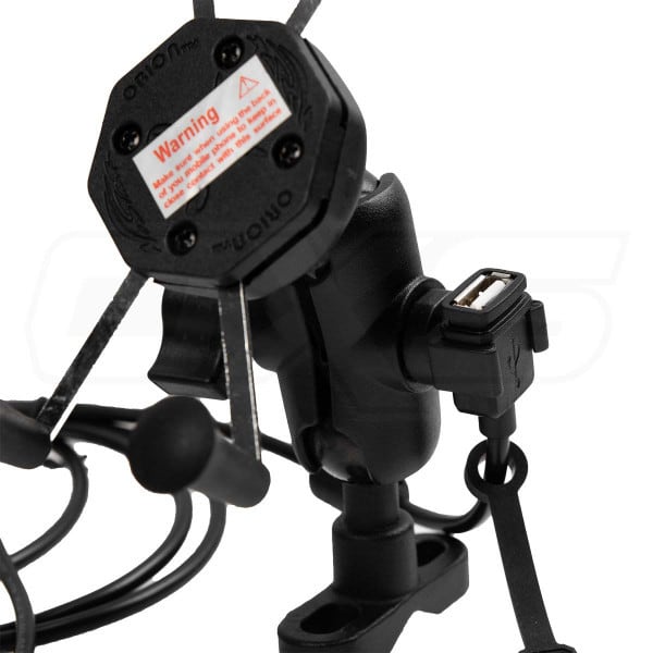 Soporte para celular y cámaras belta moto pro volantes 22 y 28mm + cargador usb5