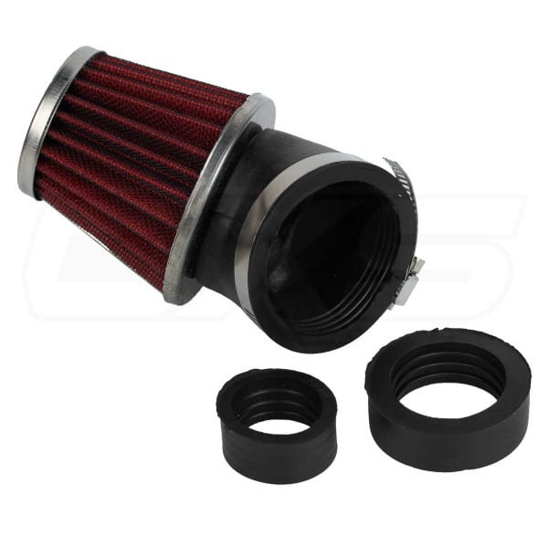 Filtro de aire para moto 27 a 45mm de diámetro adaptadores2