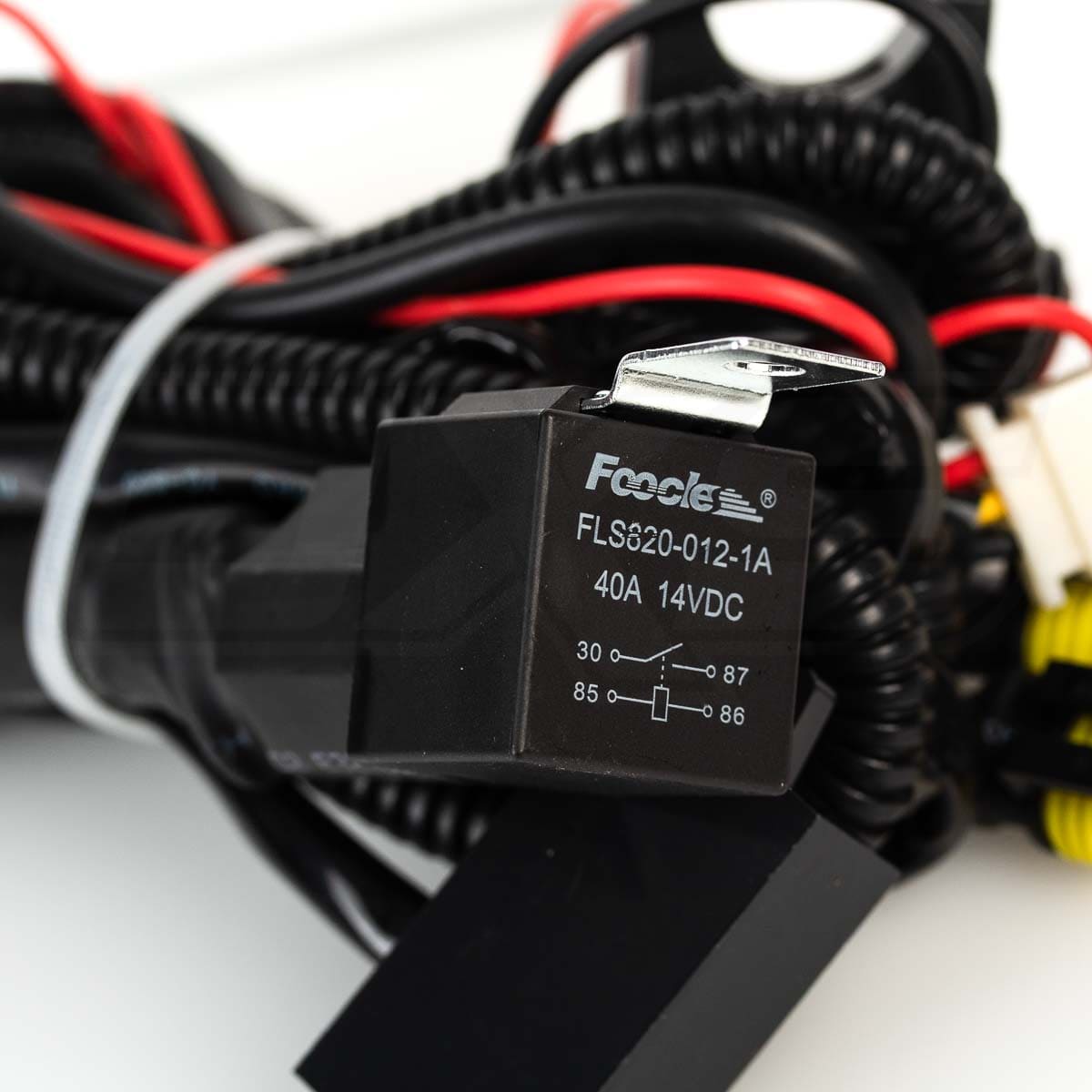 Ramal de cables Kit de cables para instalación de neblineros moto con interruptor metálico y waterproof1