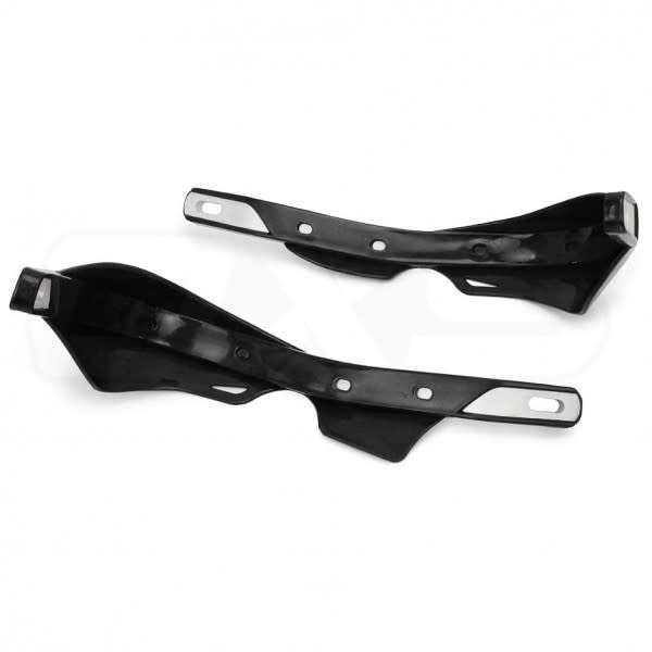 Cubre puños de Aluminio para Motos Enduro Cross ATV negro2