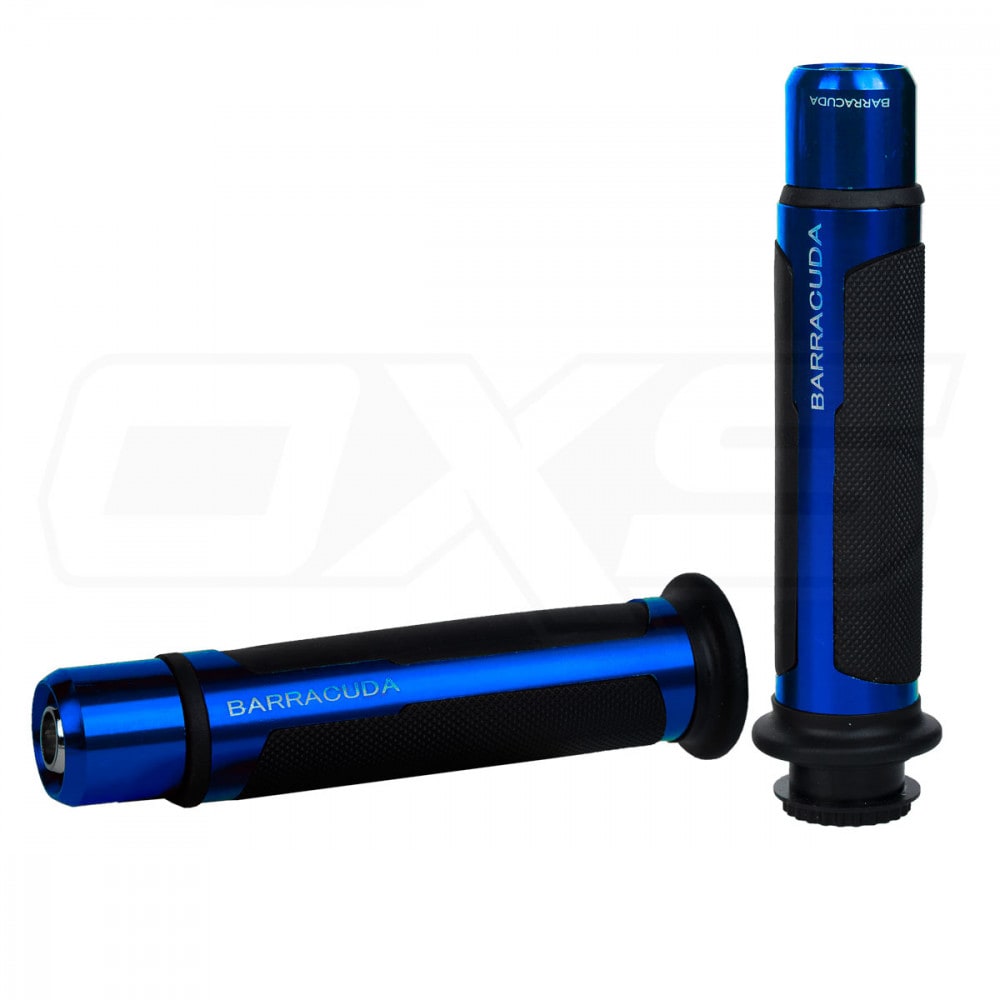 Puños para moto aluminio barracuda1