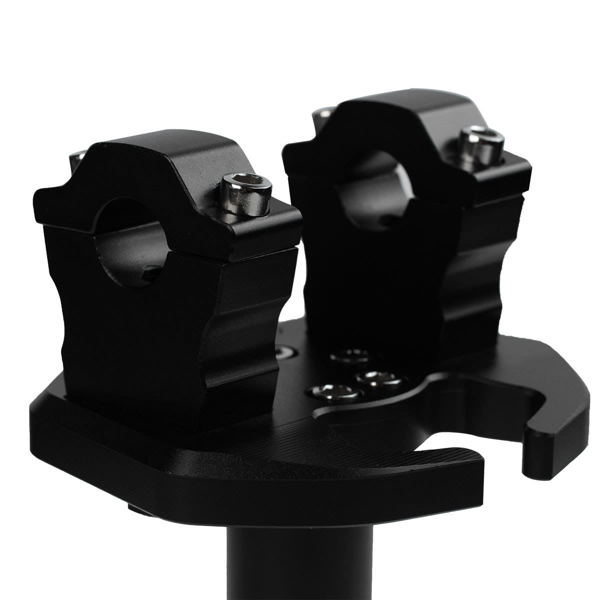 Soporte para volante con torres de 22mm para motos con semi manillar2