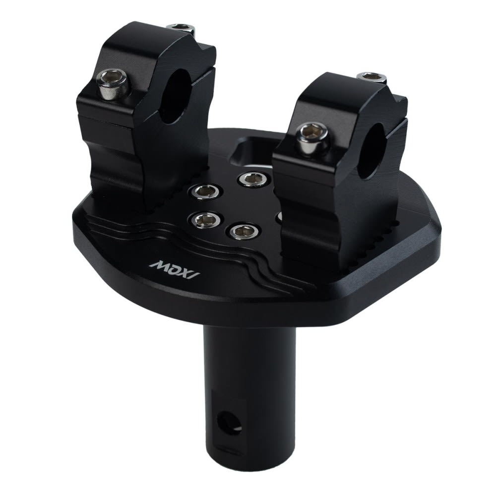 Soporte para volante con torres de 22mm para motos con semi manillar3