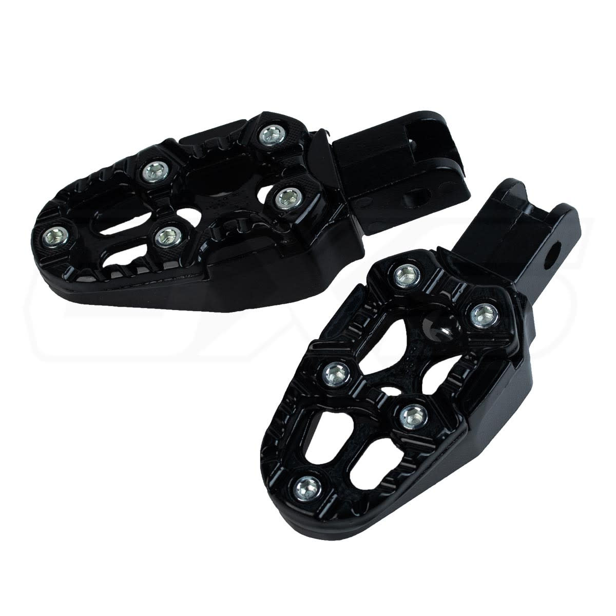 Set de pedalines apoya pies para moto cnc3