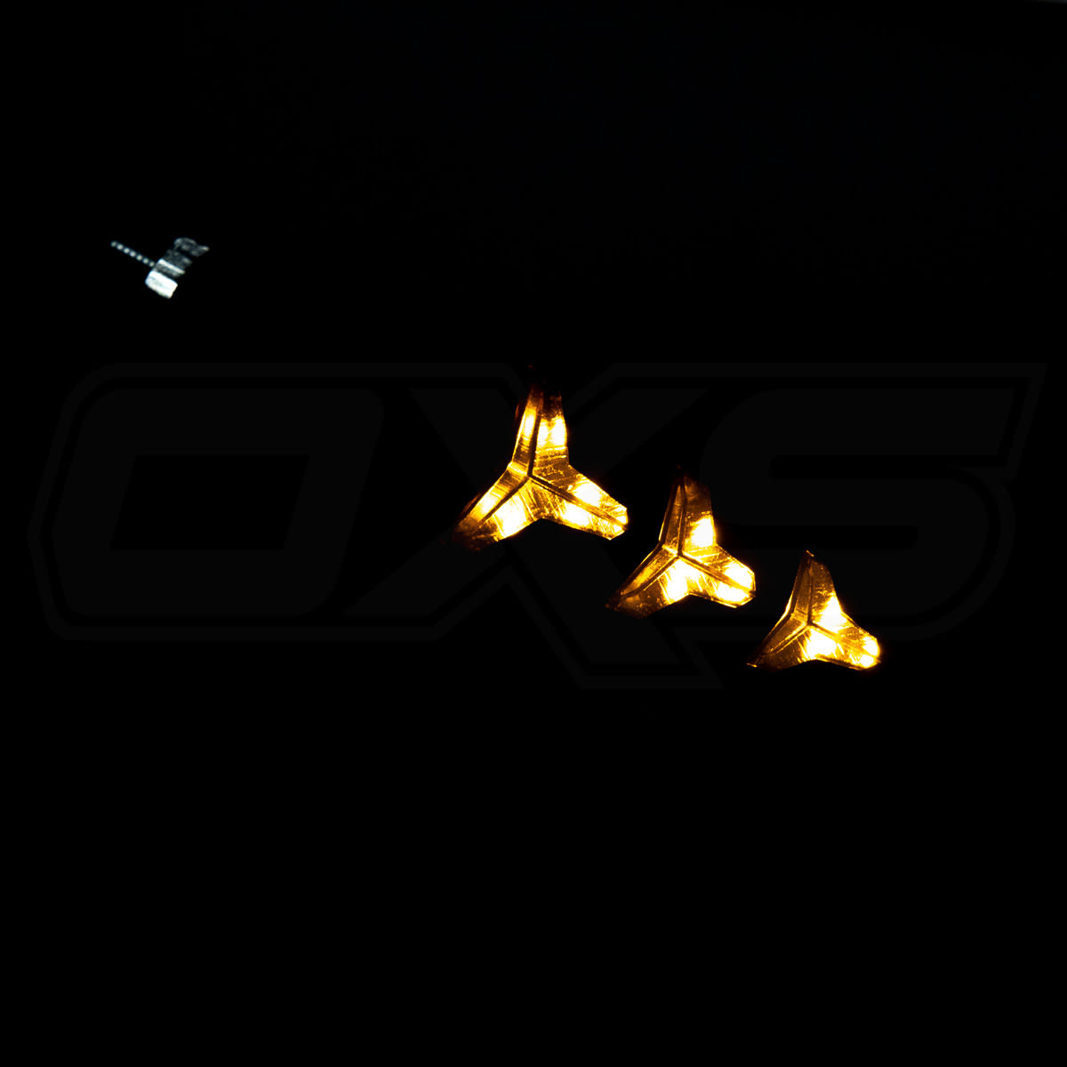 Intermitentes para moto led secuenciales lambo3