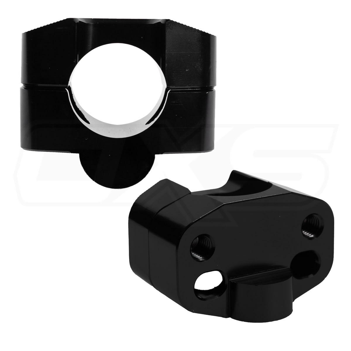 Set de alzador de 10mm con cambio de medida de volante moto de 22 a 28mm moxi2