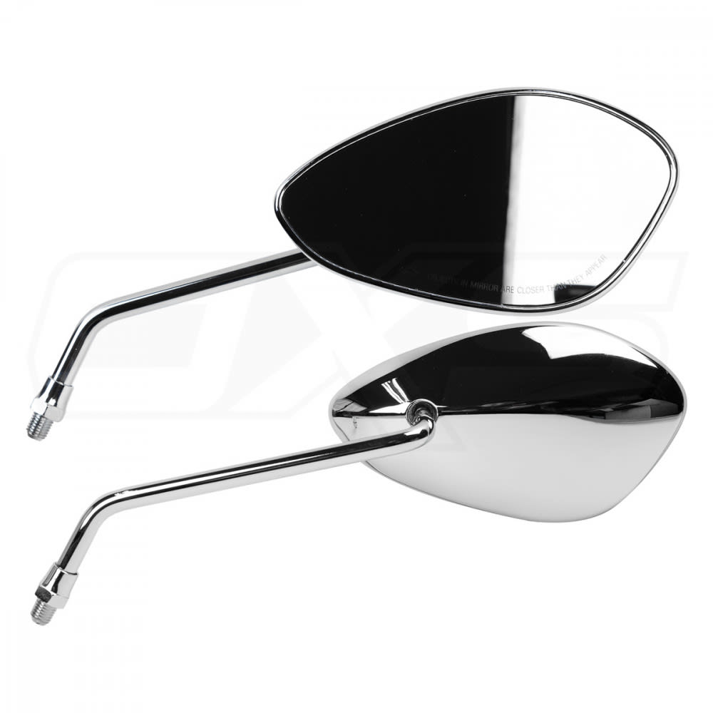 Espejos para moto cromado tipo chopper moxi3