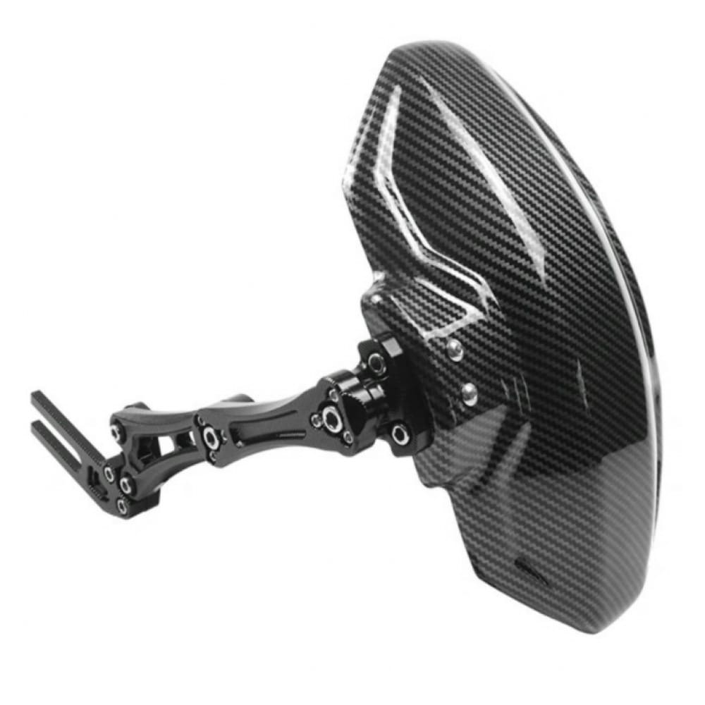 Tapa barro trasero para moto moxi ajustable tipo carbono2
