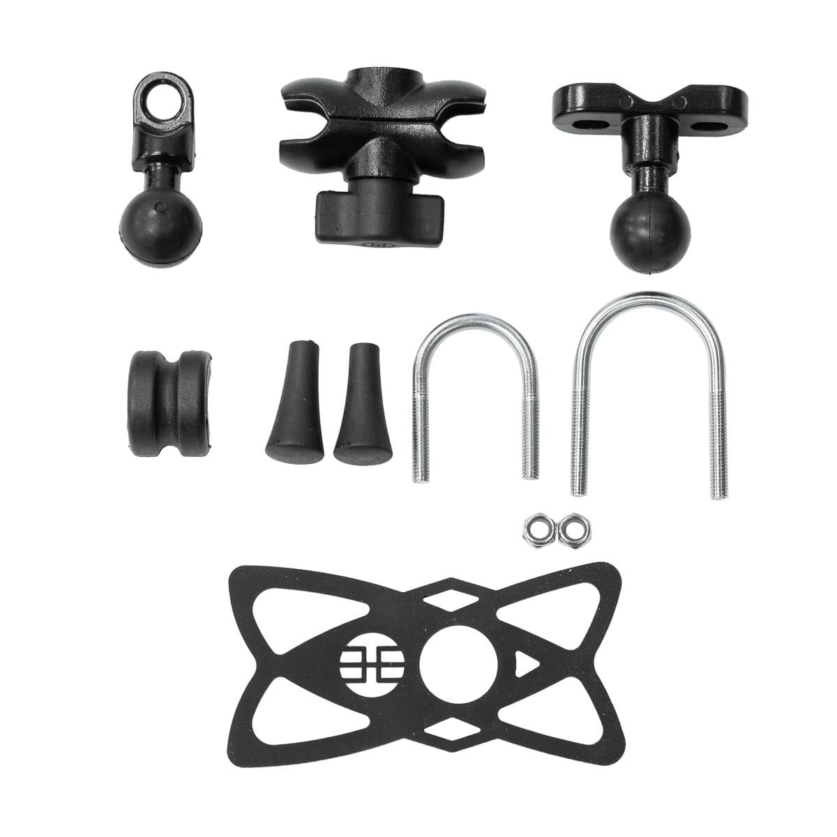 Soporte para celular moto moxi con carga inalambrica y usb base para espejos o tornillos2