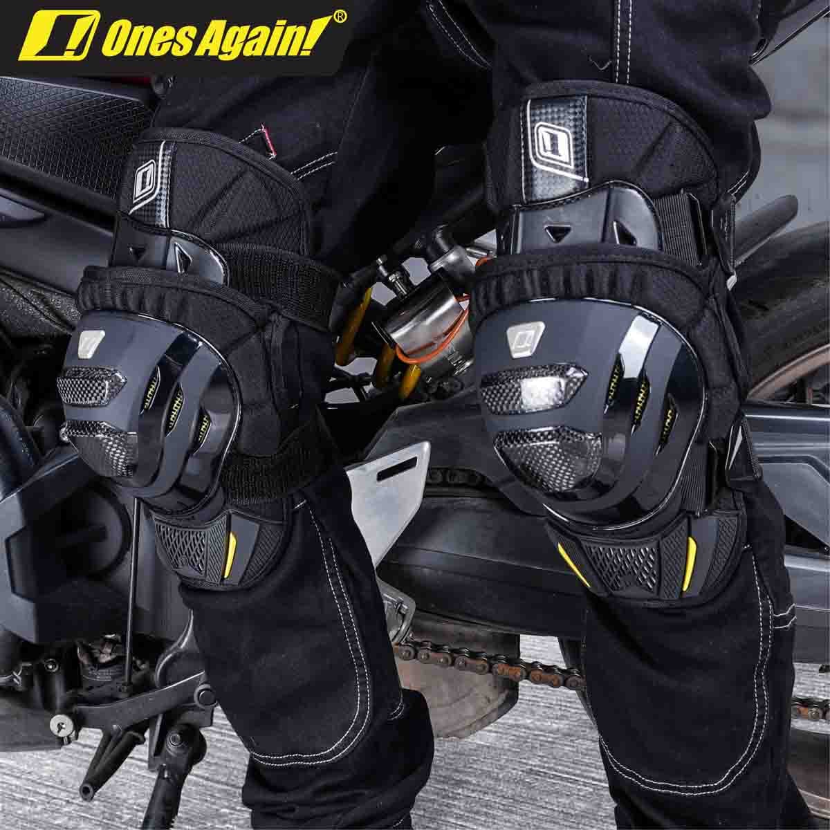 Rodilleras para moto ones again KP13 carbon2