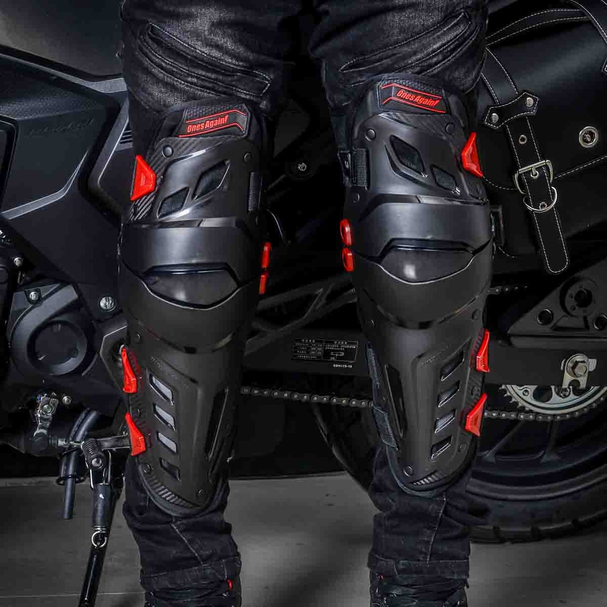 Rodilleras articuladas para moto ones again kp03 led phantom3